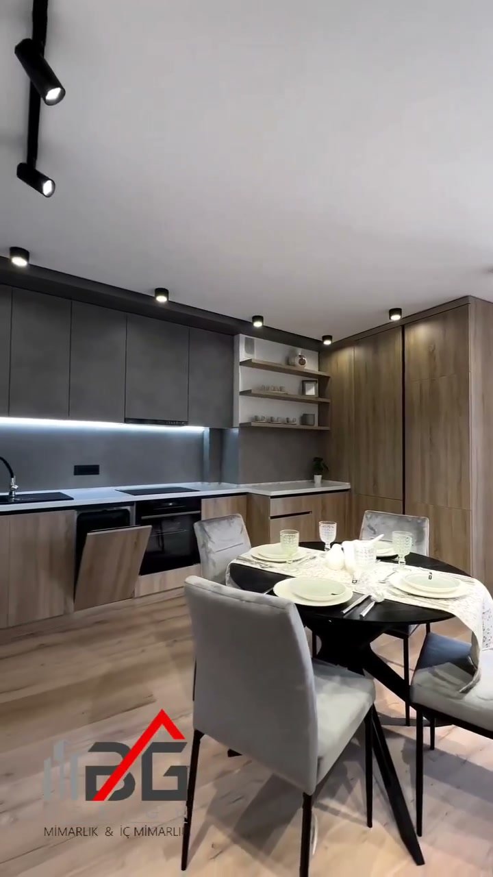 Beylikdüzü Modern Daire Salon ve Mutfak Tasarımı