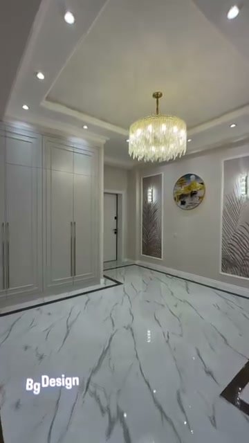 Modern Konut Salon ve Özel TV Ünitesi Tasarımı